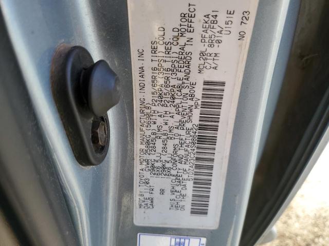 Photo 10 from auction – 2004 TOYOTA SIENNA CE with VIN 5TDZA23C24S086422