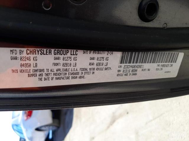 Photo 10 from auction – 2014 DODGE CHALLENGER with VIN 2C3CDYAG0EH220211