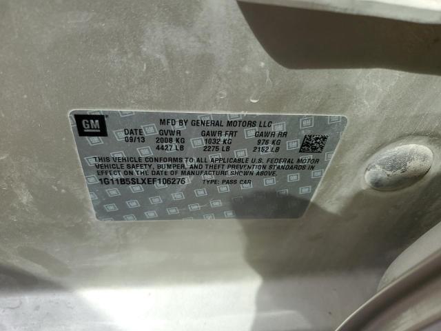 Photo 10 from auction – 2014 CHEVROLET MALIBU LS with VIN 1G11B5SLXEF106276