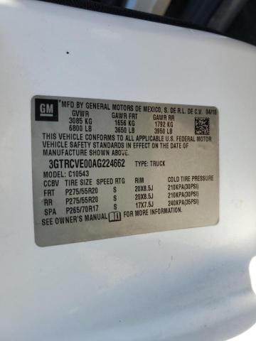 Photo 10 from auction – 2010 GMC SIERRA C15 with VIN 3GTRCVE00AG224662