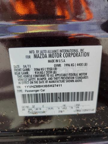 Photo 10 from auction – 2011 MAZDA 6 I with VIN 1YVHZ8BH3B5M27411