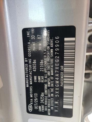Photo 10 from auction – 2014 KIA OPTIMA LX with VIN 5XXGM4A7XEG279906