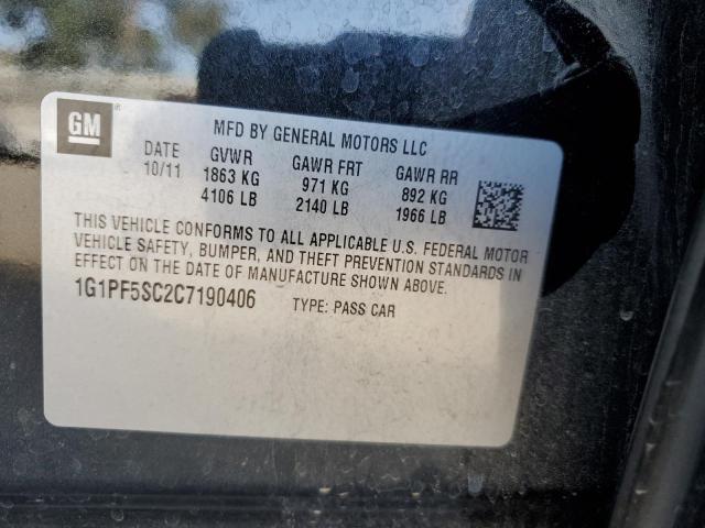 Photo 10 from auction – 2012 CHEVROLET CRUZE LT with VIN 1G1PF5SC2C7190406