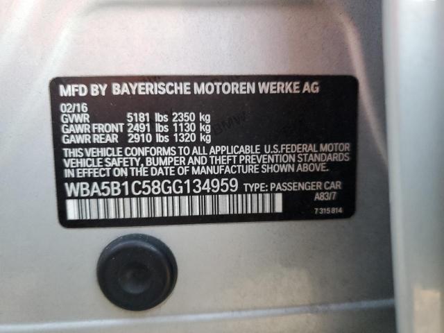صورة رقم 10 من المزاد - 2016 BMW 535 I مع VIN WBA5B1C58GG134959