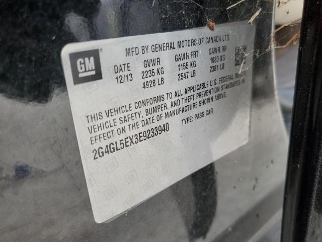 Photo 10 from auction – 2014 BUICK REGAL with VIN 2G4GL5EX3E9233940