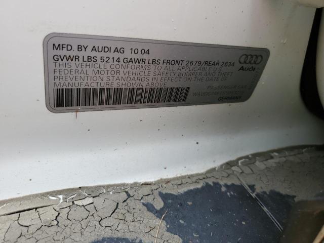 Photo 10 from auction – 2005 AUDI A6 3.2 QUA with VIN WAUDG74F45N053215