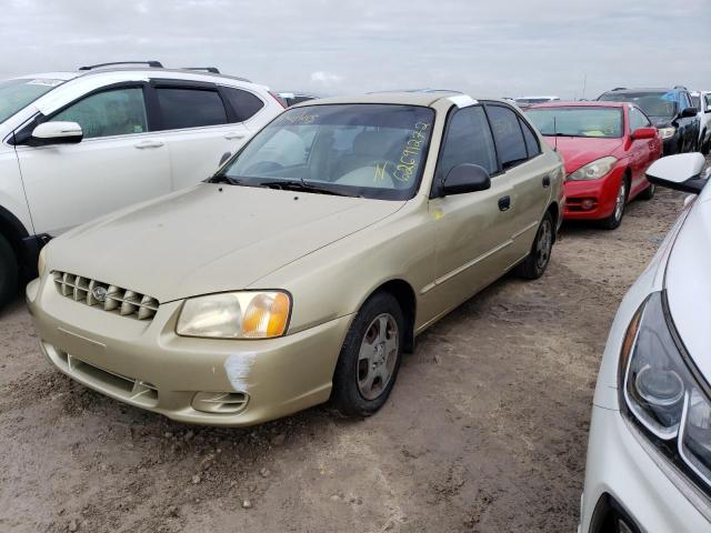 Photo 2 from auction – 2002 HYUNDAI ACCENT GL with VIN KMHCG45C02U331364