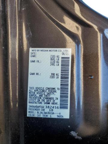 Photo 10 from auction – 2016 NISSAN MAXIMA 3.5 with VIN 1N4AA6AP1GC382456