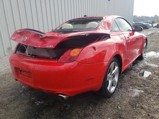Photo 4 from auction – 2003 LEXUS SC 430 with VIN JTHFN48Y430040629