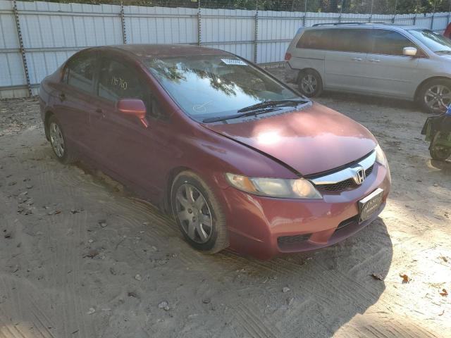 Photo 1 from auction – 2009 HONDA CIVIC LX with VIN 19XFA16519E014350