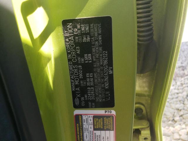 Photo 10 from auction – 2016 KIA SOUL with VIN KNDJN2A20G7862122