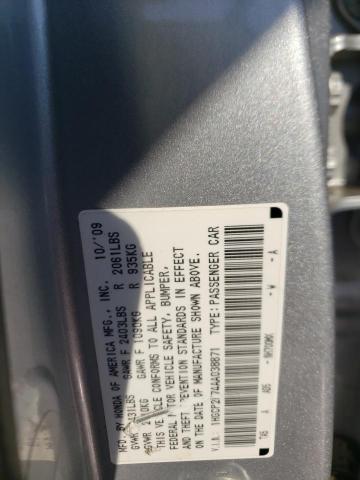 Photo 10 from auction – 2010 HONDA ACCORD EX with VIN 1HGCP2F74AA038871
