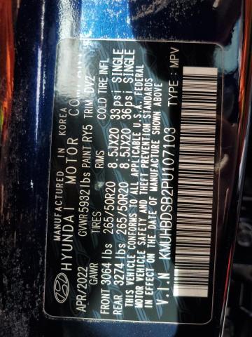 Photo 10 from auction – 2023 GENESIS GV80 BASE with VIN KMUHBDSB2PU107103