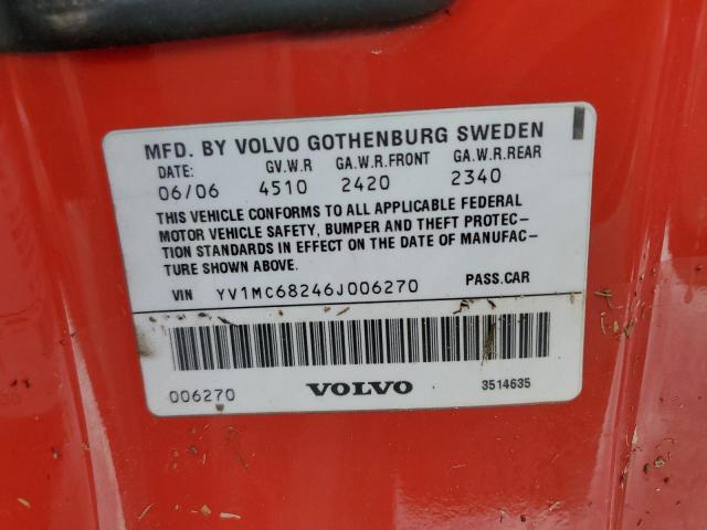 Photo 10 from auction – 2006 VOLVO C70 T5 with VIN YV1MC68246J006270