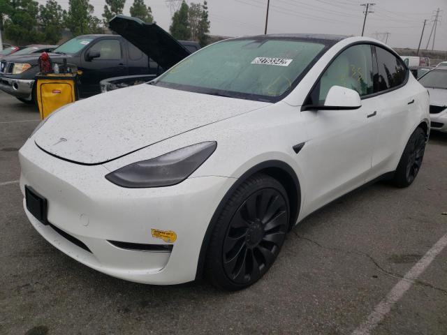 Photo 2 from auction – 2022 TESLA MODEL Y with VIN 7SAYGDEF3NF451535