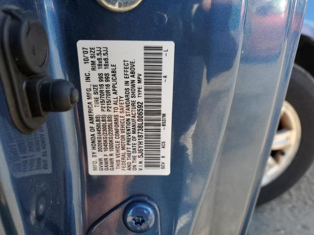 Photo 10 from auction – 2008 HONDA ELEMENT EX with VIN 5J6YH18738L006592