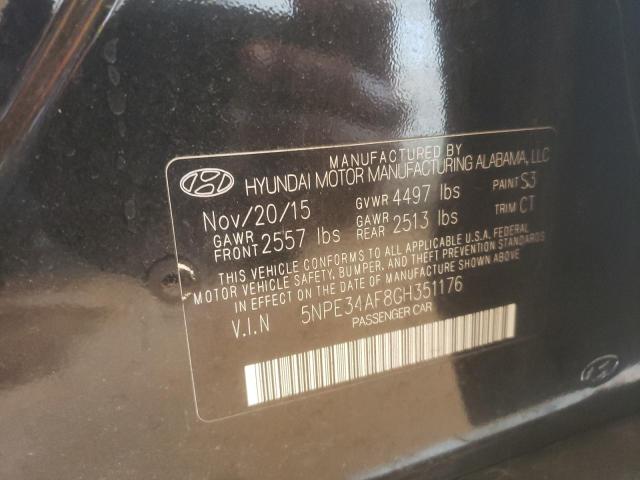 Photo 10 from auction – 2016 HYUNDAI SONATA SPO with VIN 5NPE34AF8GH351176