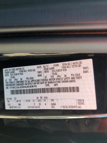 Photo 10 from auction – 2017 FORD ESCAPE TIT with VIN 1FMCU0JD0HUE43610