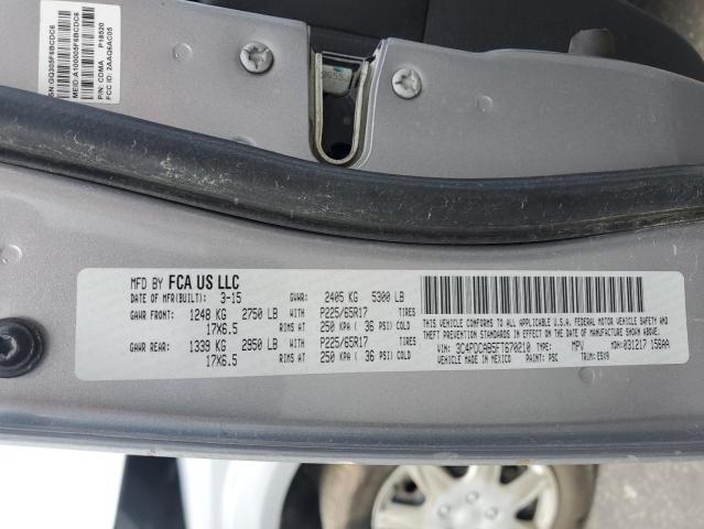 Photo 10 from auction – 2015 DODGE JOURNEY SE with VIN 3C4PDCAB5FT670210