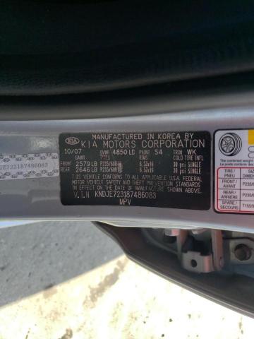 Photo 10 from auction – 2008 KIA SPORTAGE E with VIN KNDJE723187486083