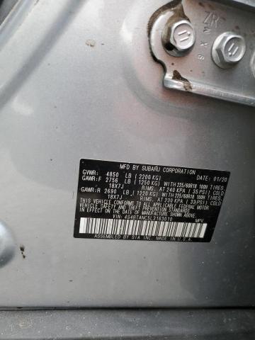 Photo 10 from auction – 2020 SUBARU OUTBACK LI with VIN 4S4BTANC5L3163010