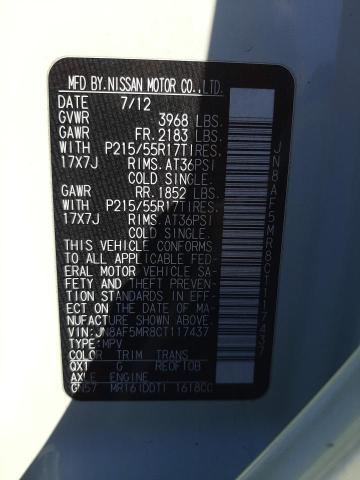 Photo 10 from auction – 2012 NISSAN JUKE S with VIN JN8AF5MR8CT117437