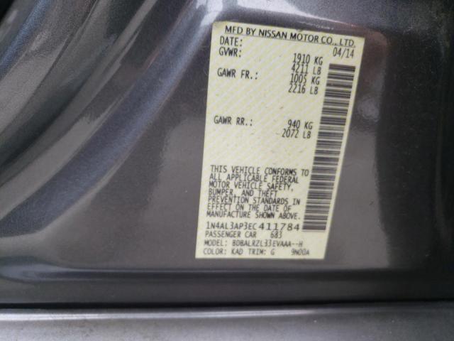 Photo 10 from auction – 2014 NISSAN ALTIMA 2.5 with VIN 1N4AL3AP3EC411784