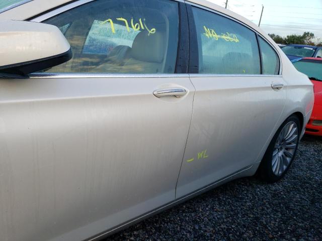 Photo 9 from auction – 2009 BMW 750 LI with VIN WBAKB835X9CY61414