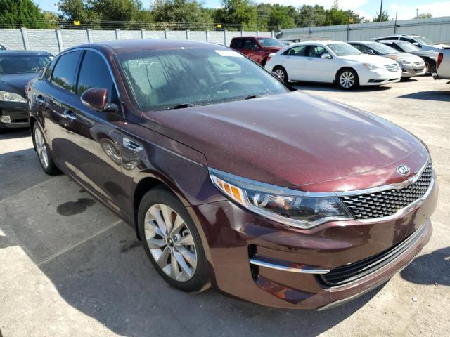 KIA OPTIMA EX 2018 with VIN 5XXGU4L35JG231931 - Photo from auction