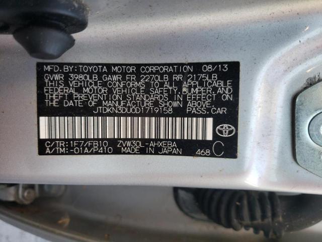 Photo 10 from auction – 2013 TOYOTA PRIUS with VIN JTDKN3DU0D1719158