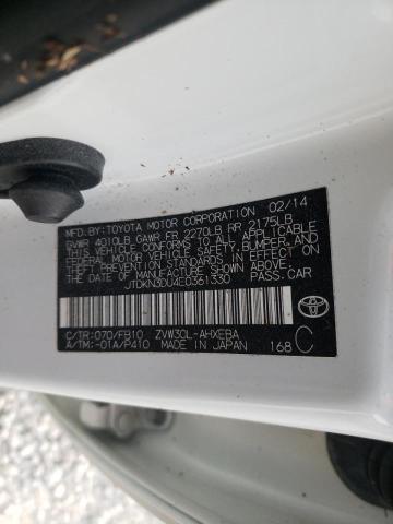 Photo 10 from auction – 2014 TOYOTA PRIUS with VIN JTDKN3DU4E0361330