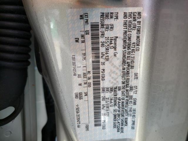 Photo 10 from auction – 2012 FORD FOCUS SE with VIN 1FAHP3F28CL472268