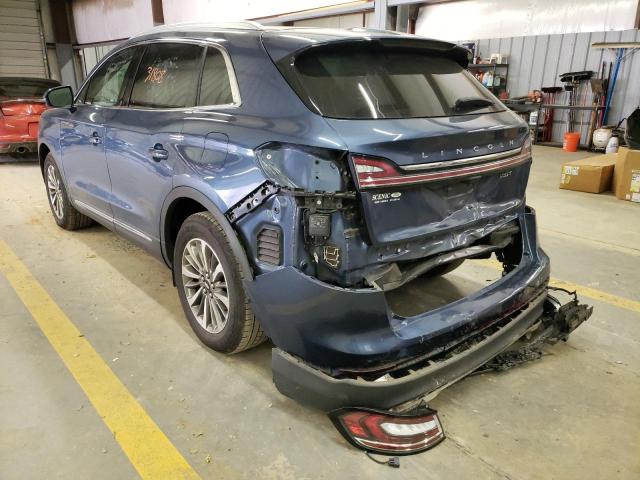 Photo 3 from auction – 2019 LINCOLN NAUTILUS S with VIN 2LMPJ6K95KBL48095