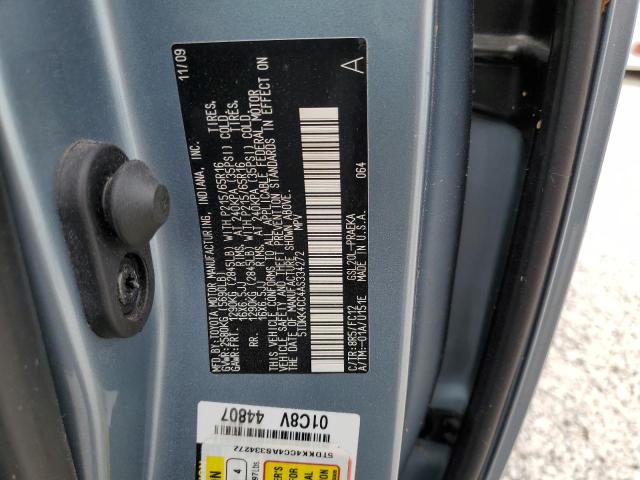 Photo 10 from auction – 2010 TOYOTA SIENNA CE with VIN 5TDKK4CC4AS334272