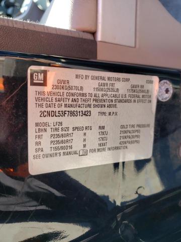 Photo 10 from auction – 2008 CHEVROLET EQUINOX LT with VIN 2CNDL53F786313423