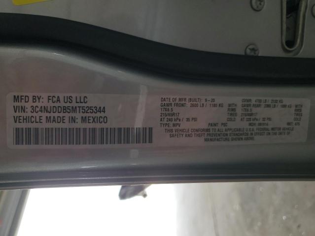 Photo 14 from auction – 2021 JEEP COMPASS TR with VIN 3C4NJDDB5MT525344