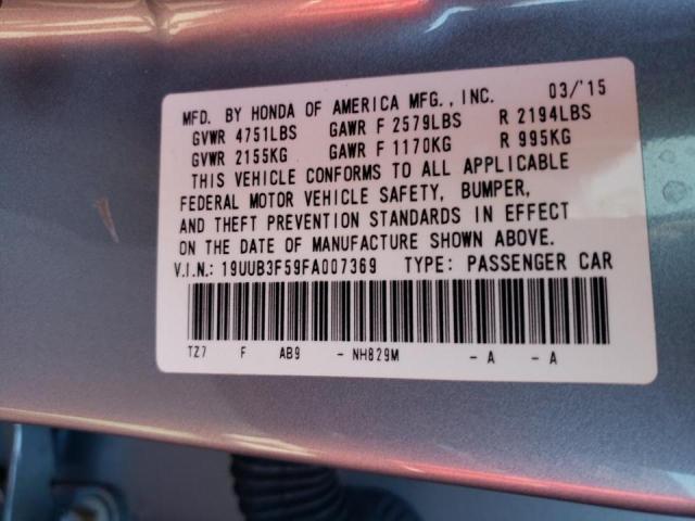 Photo 10 from auction – 2015 ACURA TLX TECH with VIN 19UUB3F59FA007369