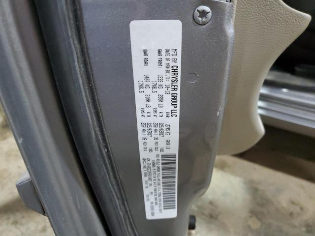 Photo 10 from auction – 2014 DODGE GRAND CARA with VIN 2C4RDGCG9ER210087