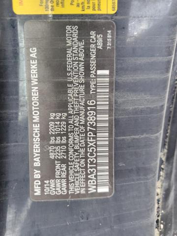 Photo 10 from auction – 2015 BMW 435 I with VIN WBA3T3C5XFP738916
