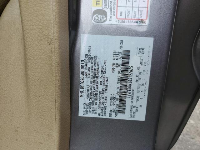 Photo 10 from auction – 2006 FORD MUSTANG with VIN 1ZVFT80N265127675