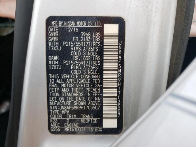 Photo 10 from auction – 2017 NISSAN JUKE S with VIN JN8AF5MR9HT703507