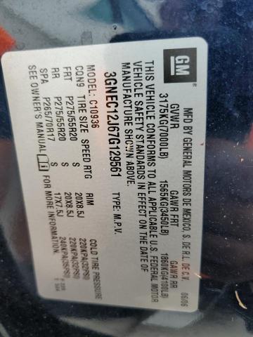 Photo 10 from auction – 2007 CHEVROLET AVALANCHE with VIN 3GNEC12J67G129561
