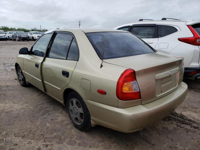 Photo 3 from auction – 2002 HYUNDAI ACCENT GL with VIN KMHCG45C02U331364