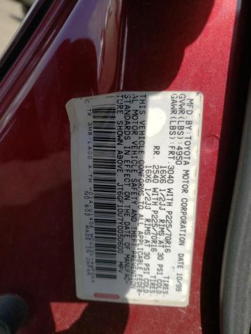 Foto 10 de la subasta – 2000 LEXUS RX 300 con VIN JT6GF10U7Y0050600