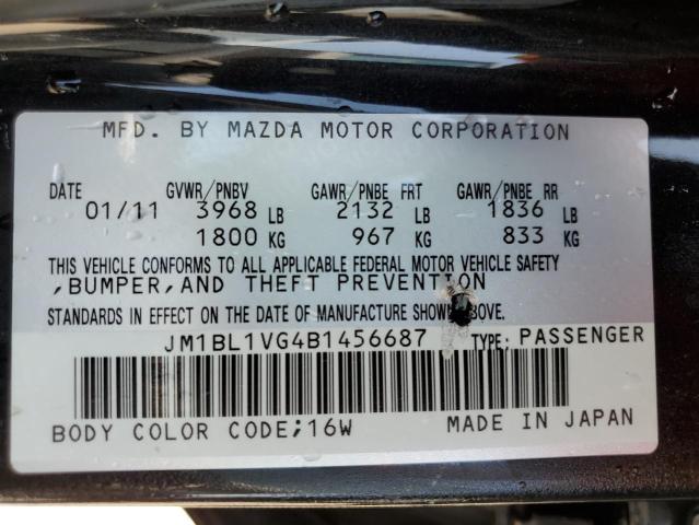 Photo 10 from auction – 2011 MAZDA 3 I with VIN JM1BL1VG4B1456687
