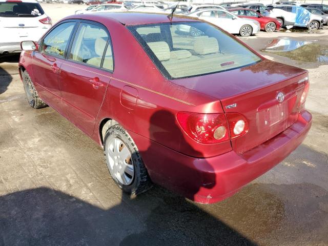 Photo 3 from auction – 2005 TOYOTA COROLLA CE with VIN 2T1BR32E95C501524