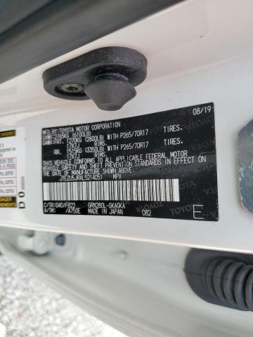 Photo 10 from auction – 2020 TOYOTA 4RUNNER SR with VIN JTEZU5JRXL5214051