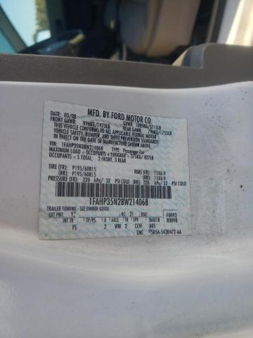 Photo 10 from auction – 2008 FORD FOCUS SE with VIN 1FAHP35N28W214068