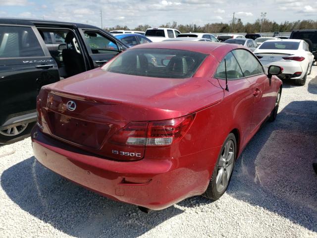 Photo 4 from auction – 2010 LEXUS IS 350 with VIN JTHFE2C29A2502837