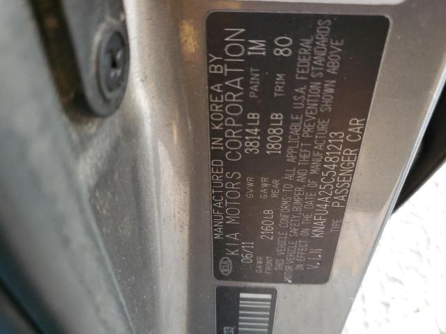 Photo 10 from auction – 2012 KIA FORTE EX with VIN KNAFU4A25C5481213